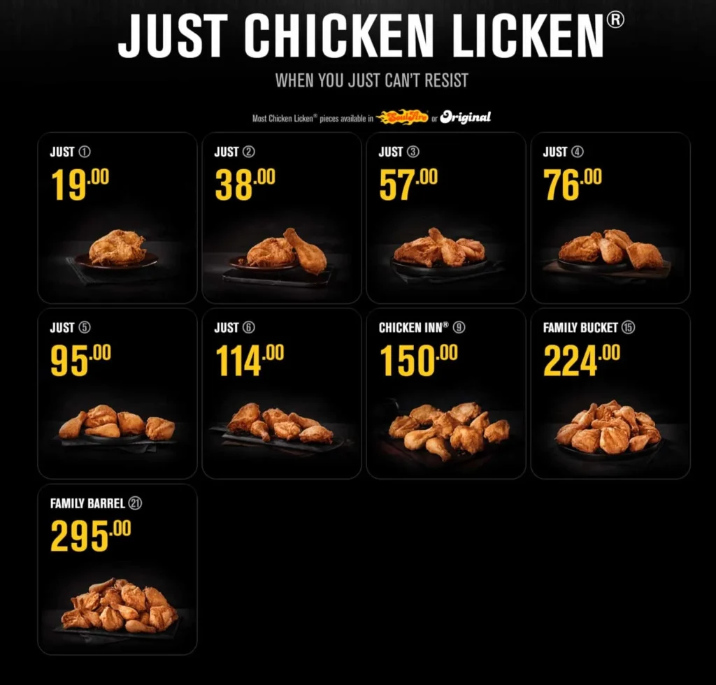 Chicken Licken SOULICIOUS SPECIALS