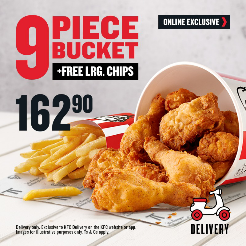 KFC Menu Bucket
