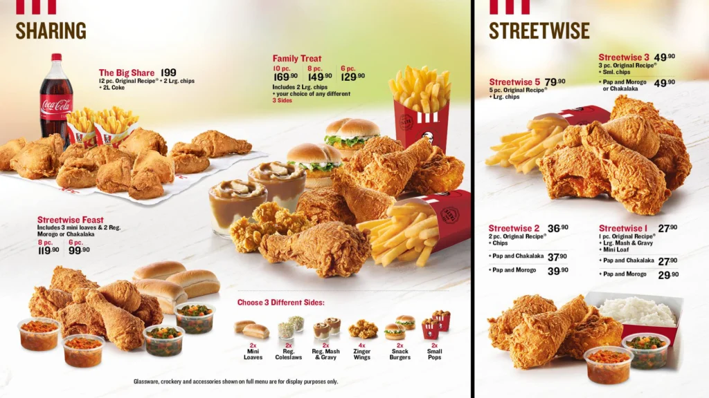 KFC Menu Specials