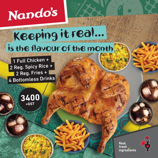 Nando’s 1/2 & 1/4 Chicken