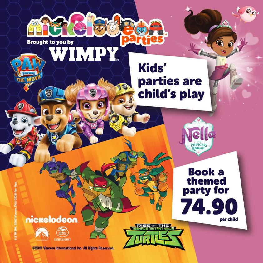 Wimpy's Kids Menu