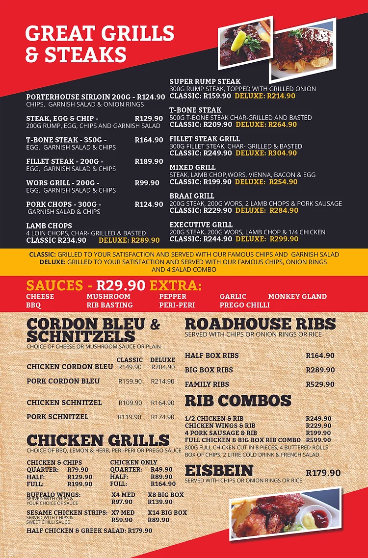 Burger box Menu With Updated Prices in South Africa 2024